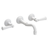 Jacobean Wall Mount Bathroom Faucet