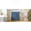 Meuble-lavabo de 30 po avec lavabo en céramique, petite armoire de salle de bain, armoire moderne avec 2 tiroirs et tablette réglable-287166967