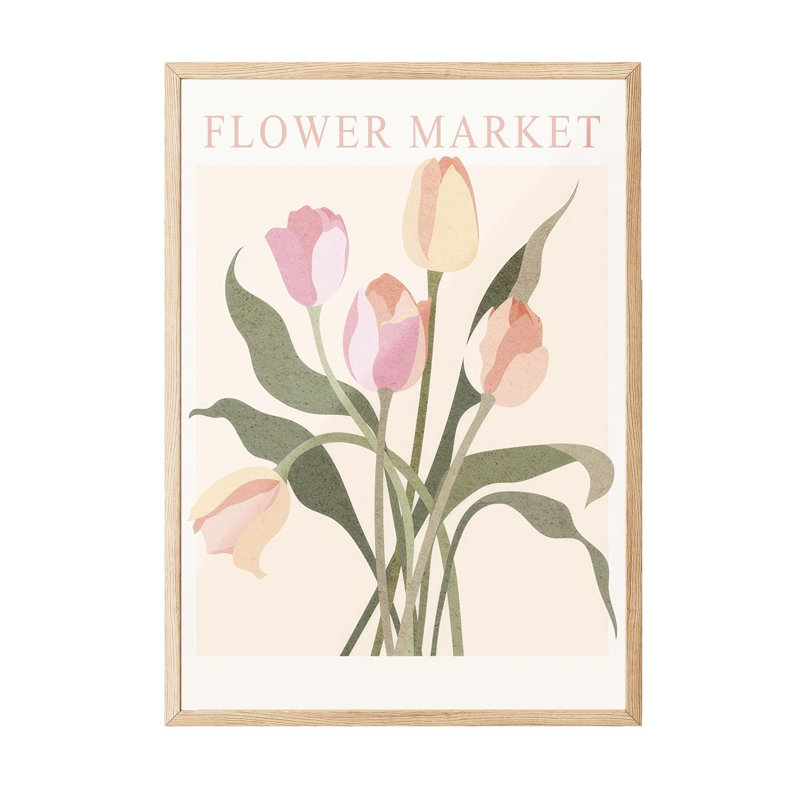 Peinture décorative encadrée