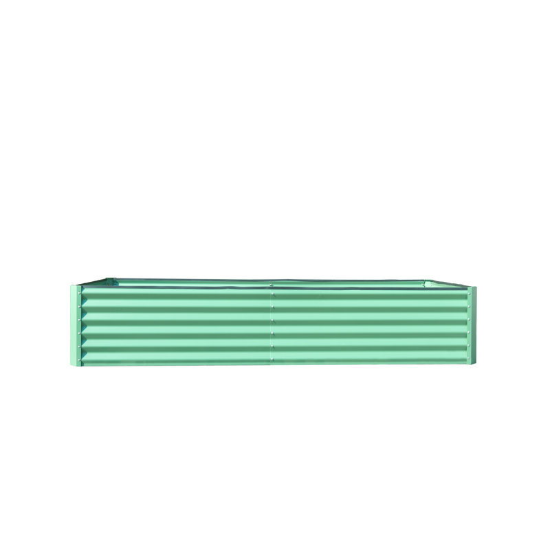 Galvanized Raised Garden Bed, Outdoor Planter Garden Boxes Large Metal Planter Box For Gardening Vegetables Fruits Flowers