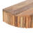 Kristie Half-circle Mango Floating Shelf with Drawer-657414402