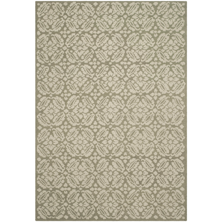 Baytown Hand Hooked Wool Pile Geometric Rug