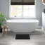 Tapis de bain réversible noir 100% coton 24 x 44 po 3000 g / m² - riche et moelleux, lavable à la machine, doux et douillet-1495673971