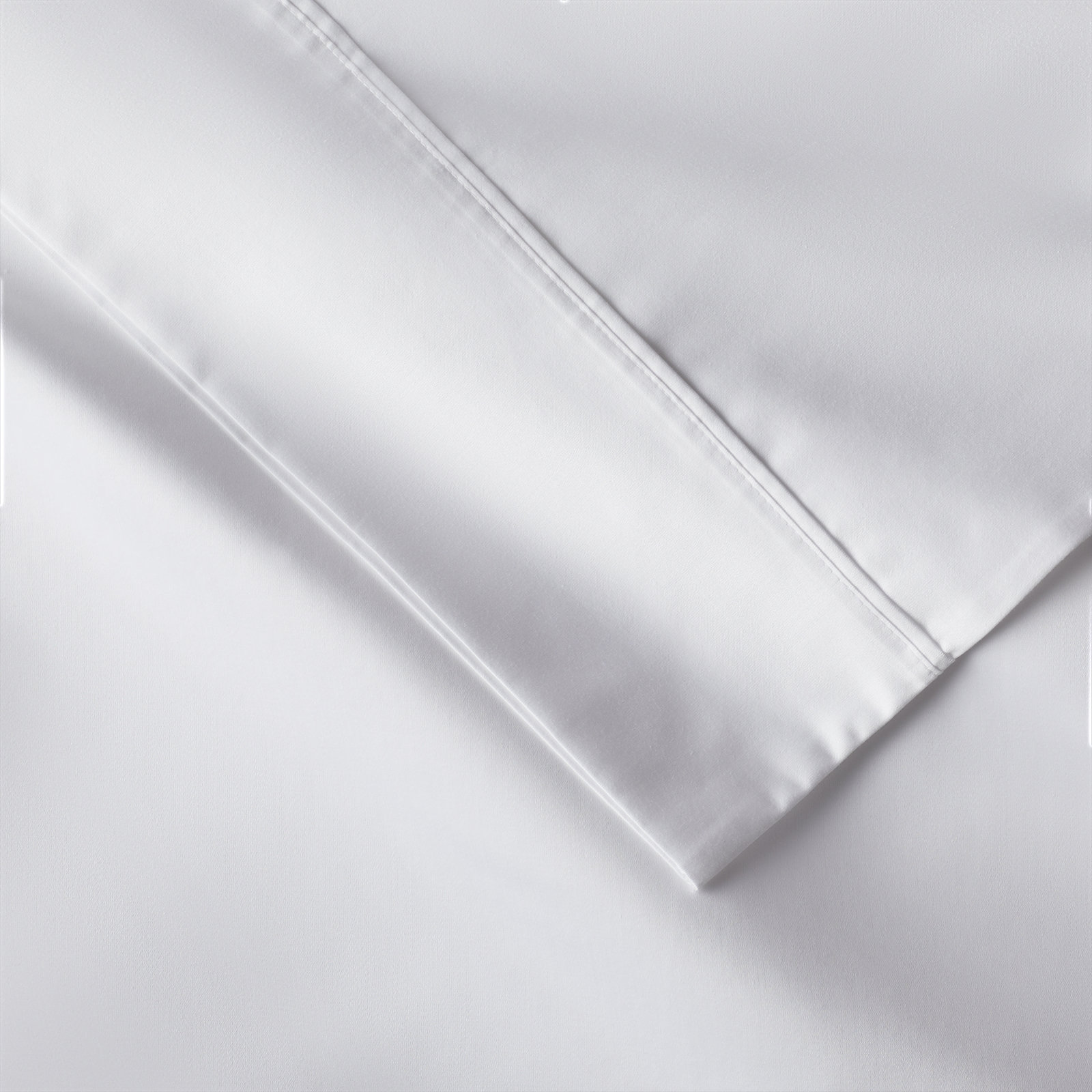Hayward Egyptian-Quality Cotton Pillowcase, White, King - 2 King Pillowcases