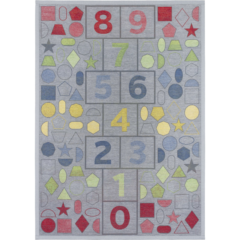 Gledhill Flatweave Silver Rug, Rectangle 140 x 200cm