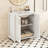 Freestanding Bathroom Vanity With Ceramic Sink