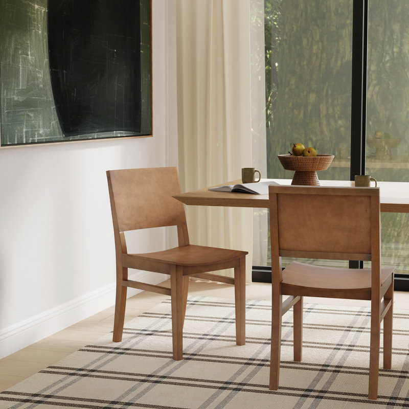Arieli 19'' H Beech Solid Wood Side Chair, Natural