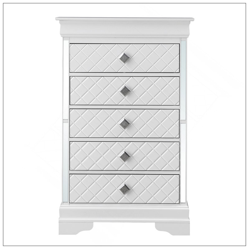 Verona  Chest , Silver Champagne, Champagne