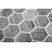 1.9" x 1.9" Glass Hexagon Mosaic Tile-61485183