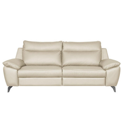 Edema Genuine Leather 2 Seater Reclining Sofa