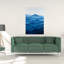 Toile foncée bleu foncé pour vagues Home