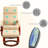 Faux Leather Massage Chair with Ottoman-852755103