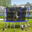 Trampoline d'extérieur pour enfants avec caractéristiques de sécurité et commodité d'assemblage pour le plaisir
