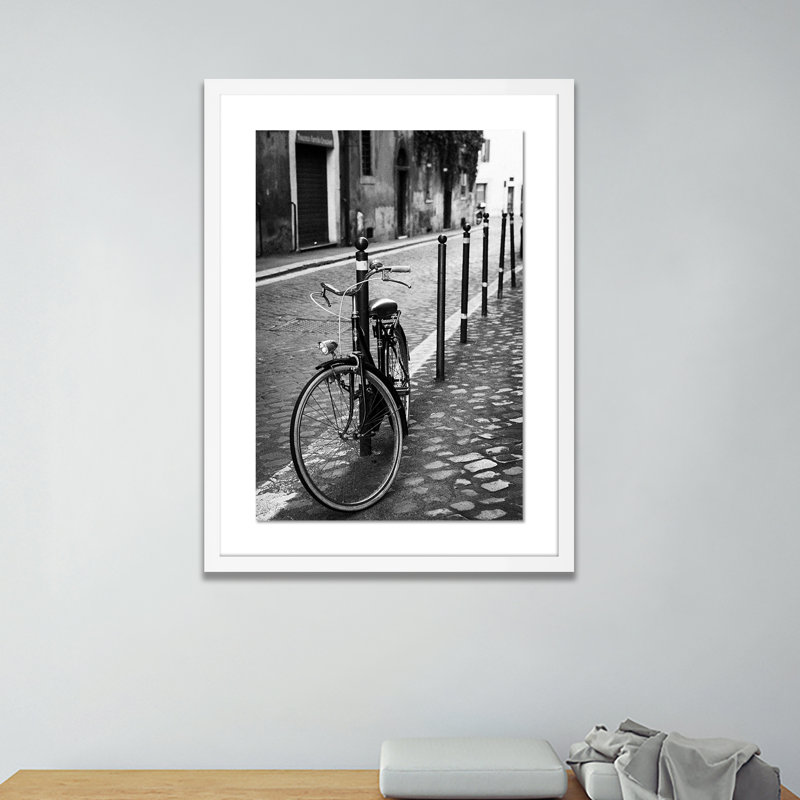Rome, Italy Bw Print by Erica Singleton, White, 48" H x 34" W x 2.5" D