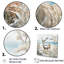 Deer Charm In Winter - Deer, reproduction d'art sur toile-95876257-95876258