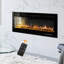 Symple Stuff Black Electric Fireplace-428455451