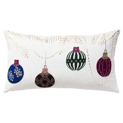 Abstract Rectangular Throw Pillow -  Rizzy Home, T20377