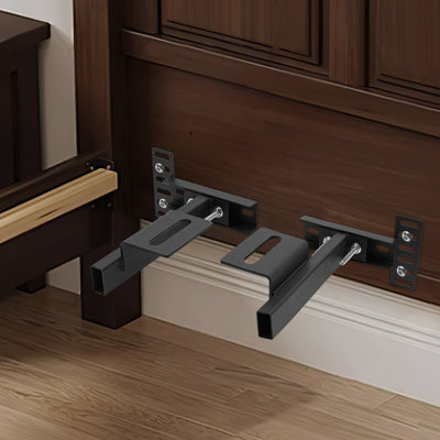 Adjustable Headboard Bracket Black