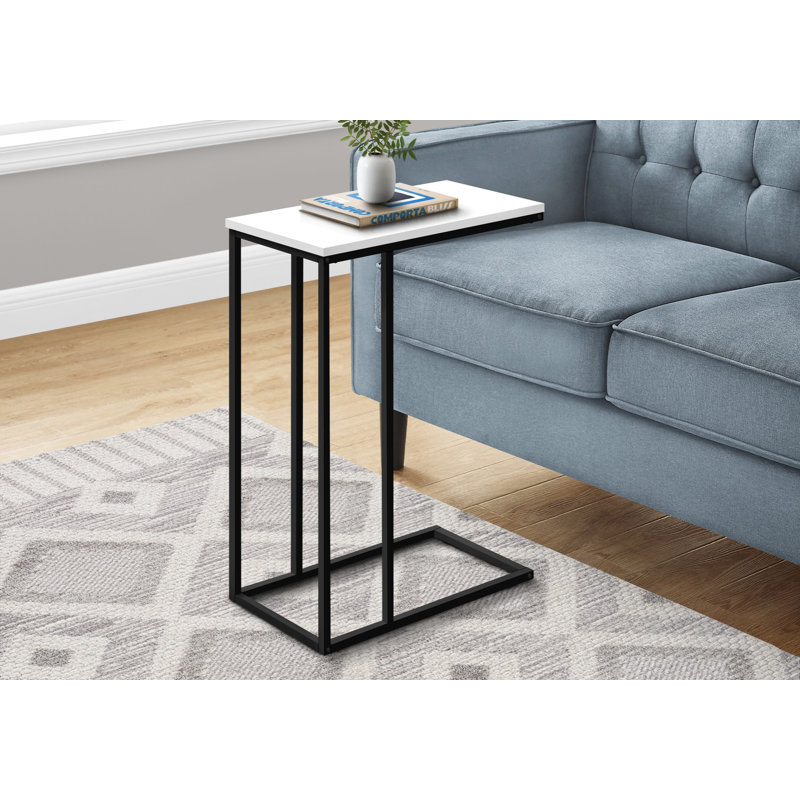 End Table, Accent Table, Bedroom Small Nightstand, White