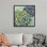 «Succulents I Crop», art mural sur toile