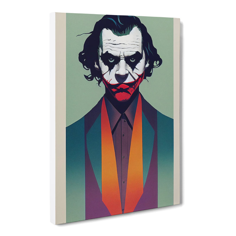 The Joker Vol.3 - Wrapped Canvas, 50cm H x 35cm W x 3cm D