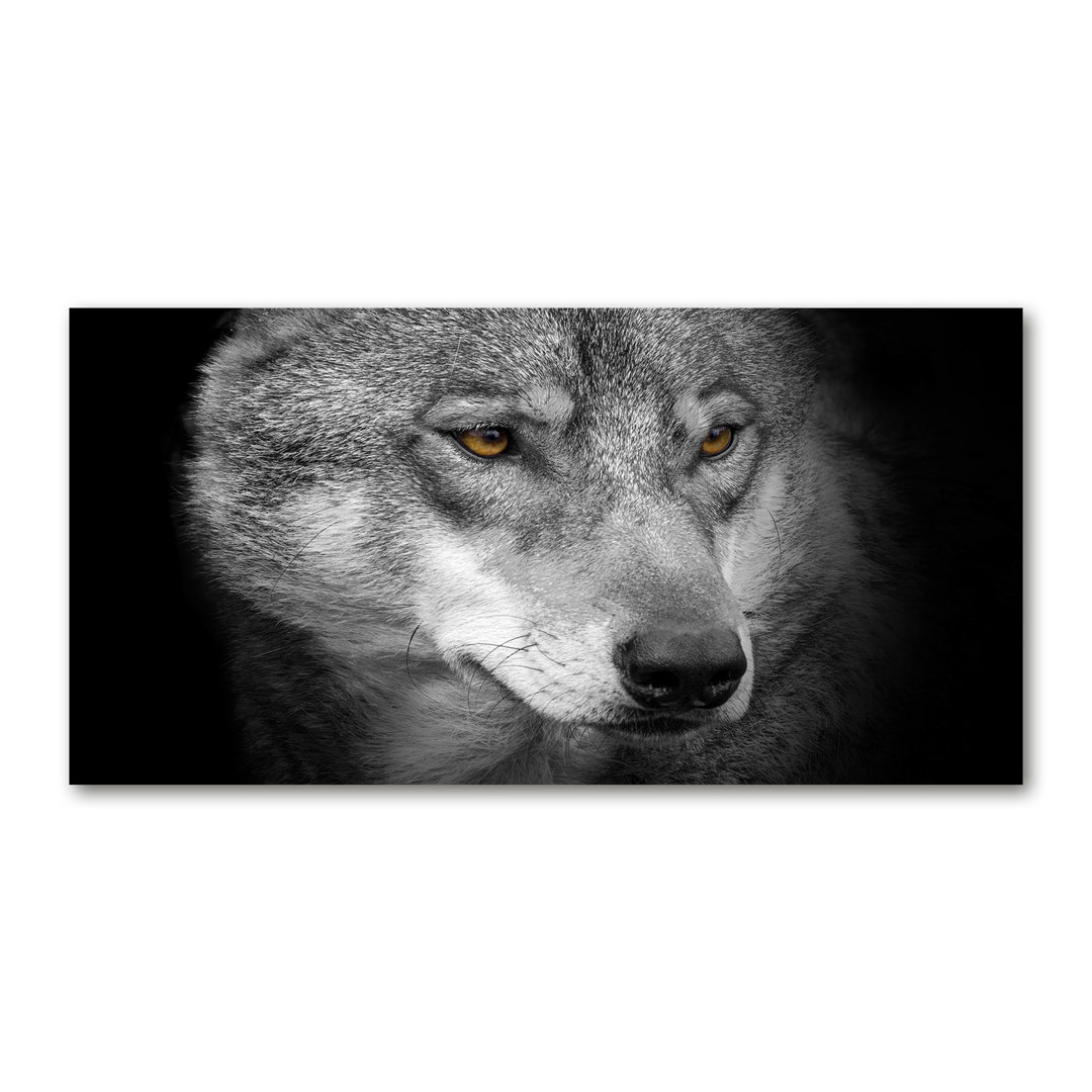 Wolf - Kunstdrucke auf Leinwand - Wrapped Canvas