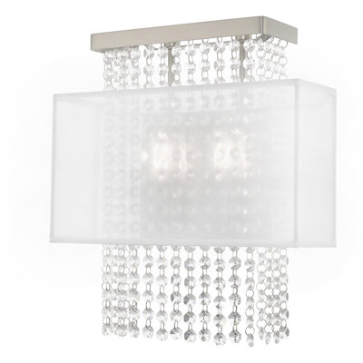 Haney Steel Flush Mounted Sconce