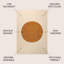 Tapis crème / terre cuite lavable à la machine Cirkel-257921912