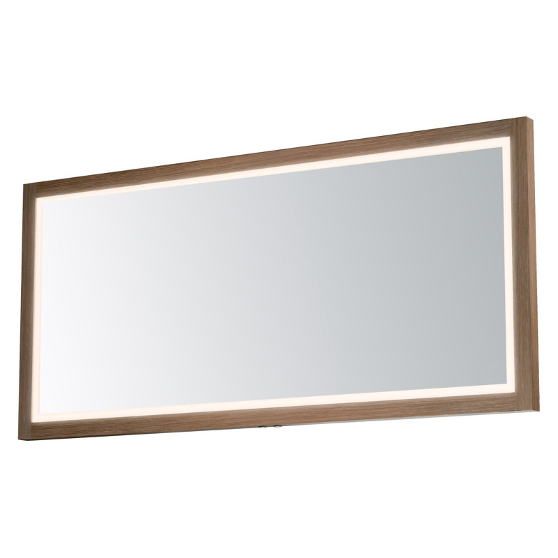 Sawyer-LED Mirror, Oak