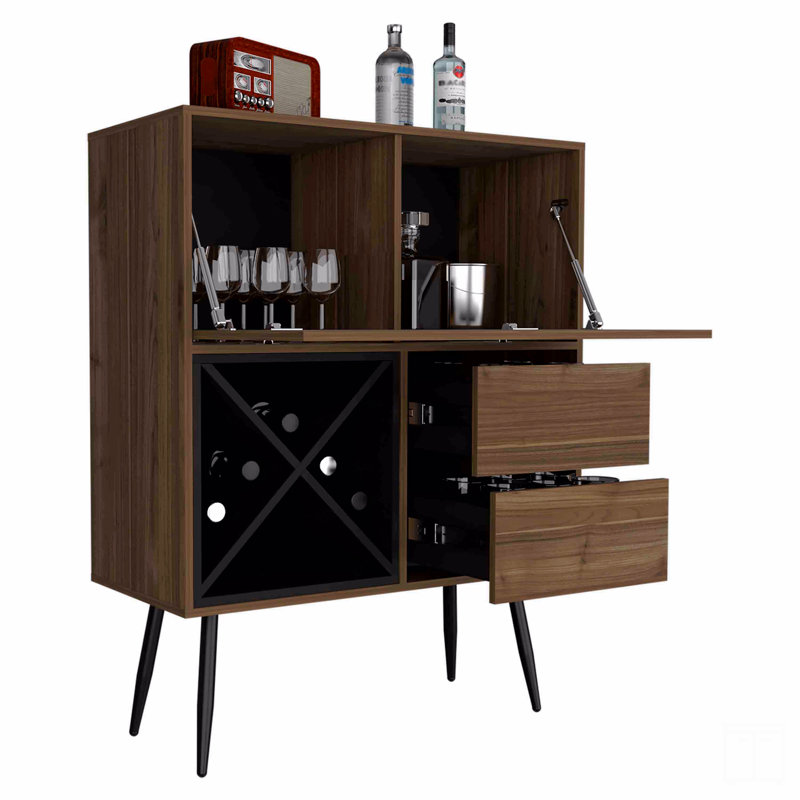 Bar, 1 armoire, 2 tiroirs