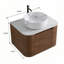 Meuble-lavabo mural 24 po avec lavabo vasque en céramique, porte-serviettes intégré et armoire pré-assemblée-22685018-22685022