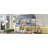 Twin Over Twin Bunk Bed Wood Bed With Roof, Window, Guardrail, Ladder-706893562