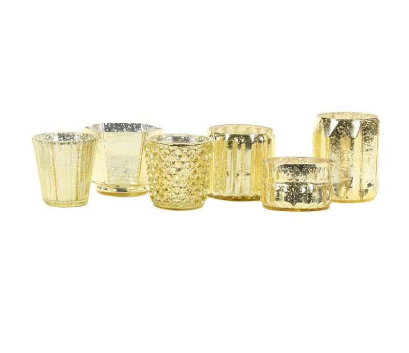 Ensemble de votive en verre 6 pièces, Catalytique