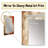 Orange Chaos Collage I - Abstract Collages Unique Wall Mirror, Modern Mirror, Printed Metal Art-612404915