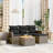 Vidaxl Garden Sofa Set Grey
