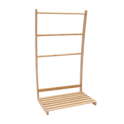 Freestanding Towel Rack Bamboo Towel Rack Bathroom Towel Holder
