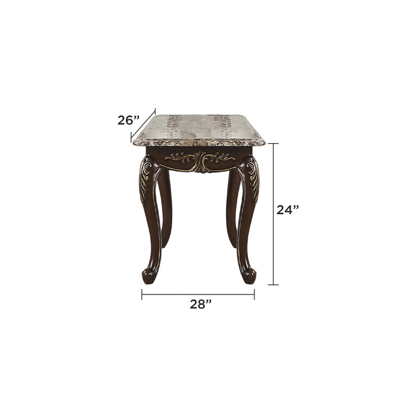Anandita 24.25" Tall End Table