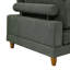 Canapé modulaire à large assise en velours côtelé-130623822
