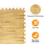 Carreaux de sol en mousse à grain de bois à emboîtement de 3/8 po HomeCube USA-96453269