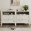 Table de chevet avec 2 tiroirs et station de charge Farmhouse-1831405371-1831405372