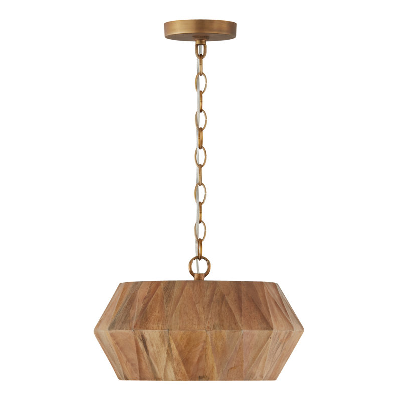 Nadeau 1 - Light White Geometric Pendant