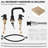 Widespread 2-handle Bathroom Faucet with Drain Assembly-47353799