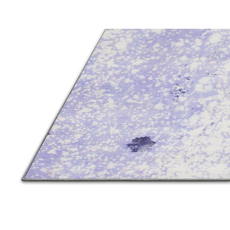 Tapis décoratif multicolore à motif abstrait, Rectangle 8 pi x 10 pi