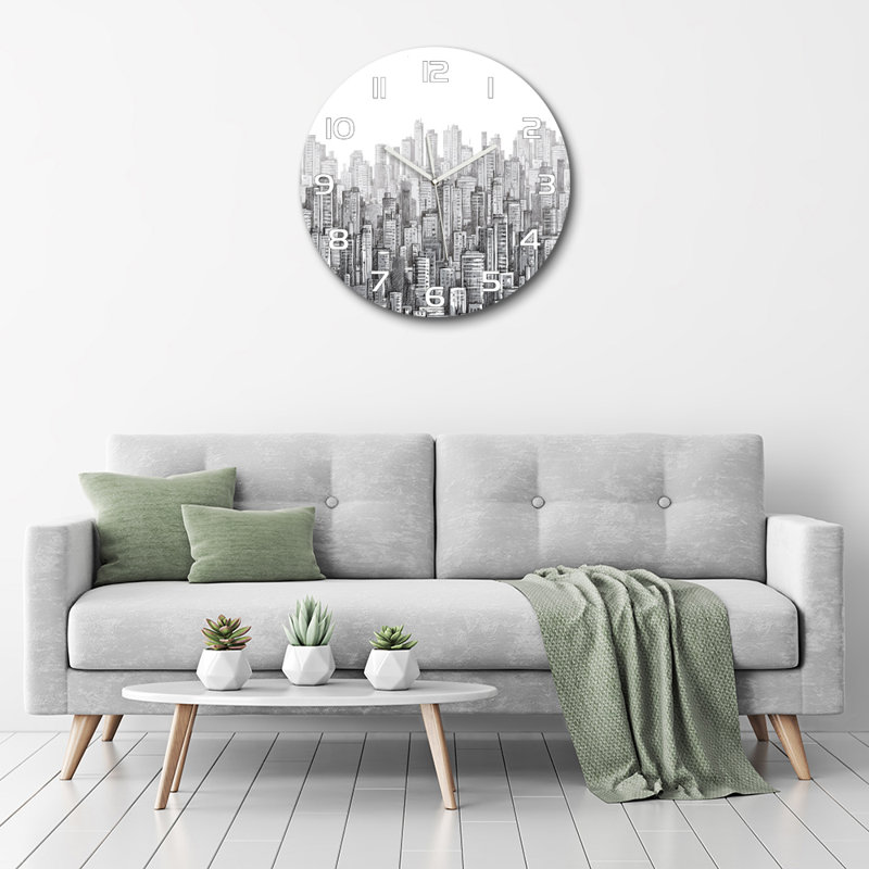 Jonithan Glass Wall Clock