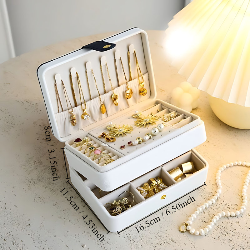 Boîte à bijoux +, Blanc