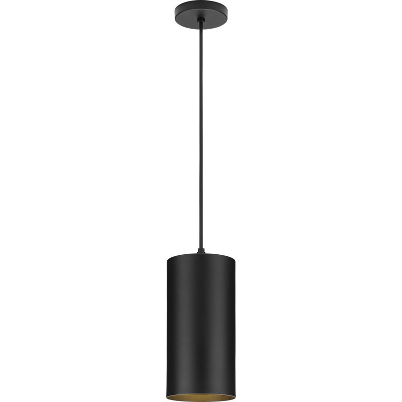 Delaplaine LED Outdoor Pendant, 132.8" H x 6" W x 6" D, 32, Black