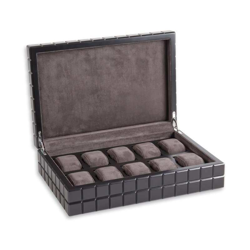 Boîtier de montre Cube Design Ten, Noir