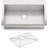 Vault 33" L x 22" W Top Mount/Under Mount Large Single Bowl Kitchen Sink-50027687