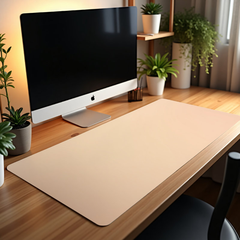 Polyester Desk Pad, 31.5x15.5