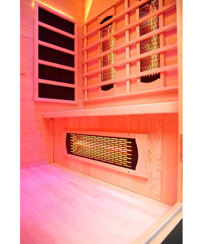 Vidalux Platinum 4 Person Full Spectrum Infrared Sauna With Complete Heat